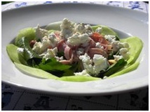Хрустящий салат из кольраби
