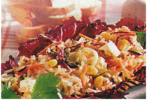 Рисовый салат с сыром фета