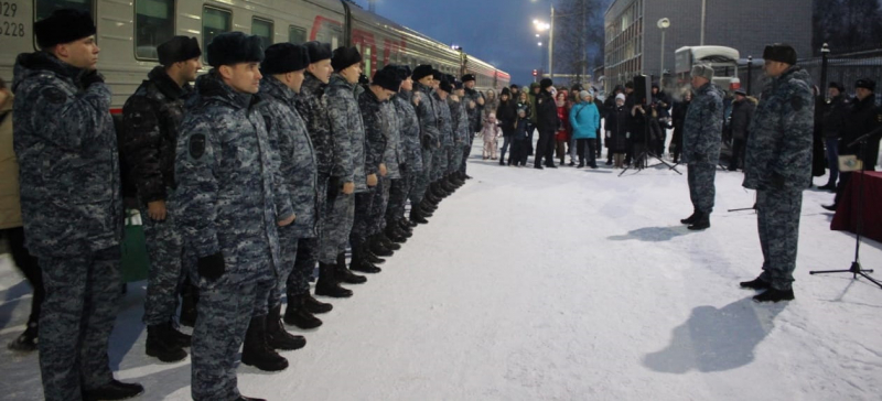 Сводный отряд МВД по Коми вернулся со службы на Северном Кавказе